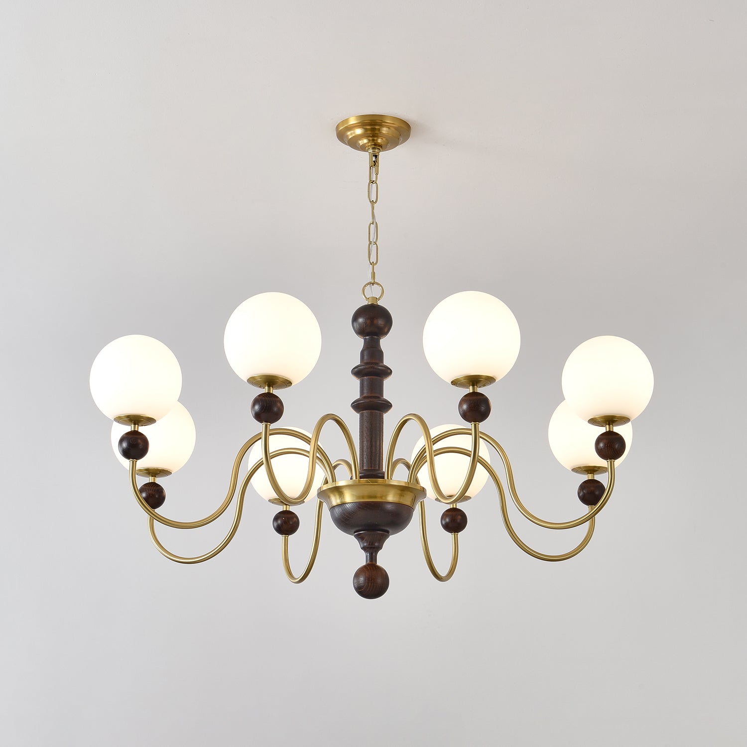 Lumirora Chandelier Vintage Curved Sphere