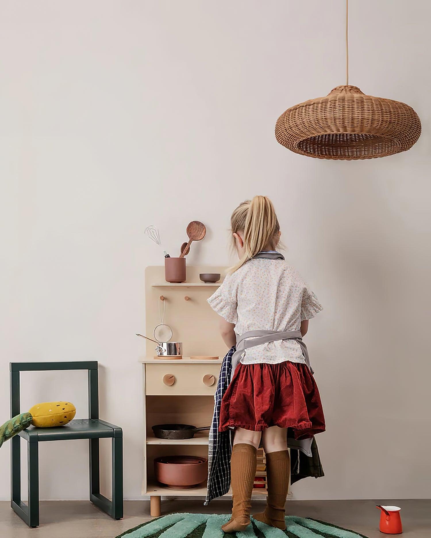 Socan Vintage Rattan Pendant Lamp