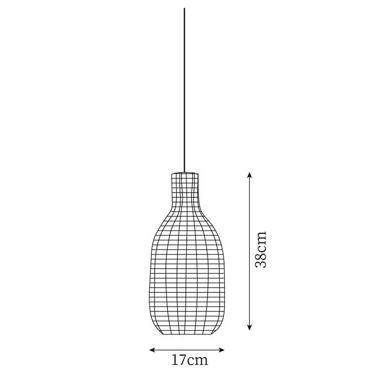 Savana Rattan Pendant Light - Neutral Decor