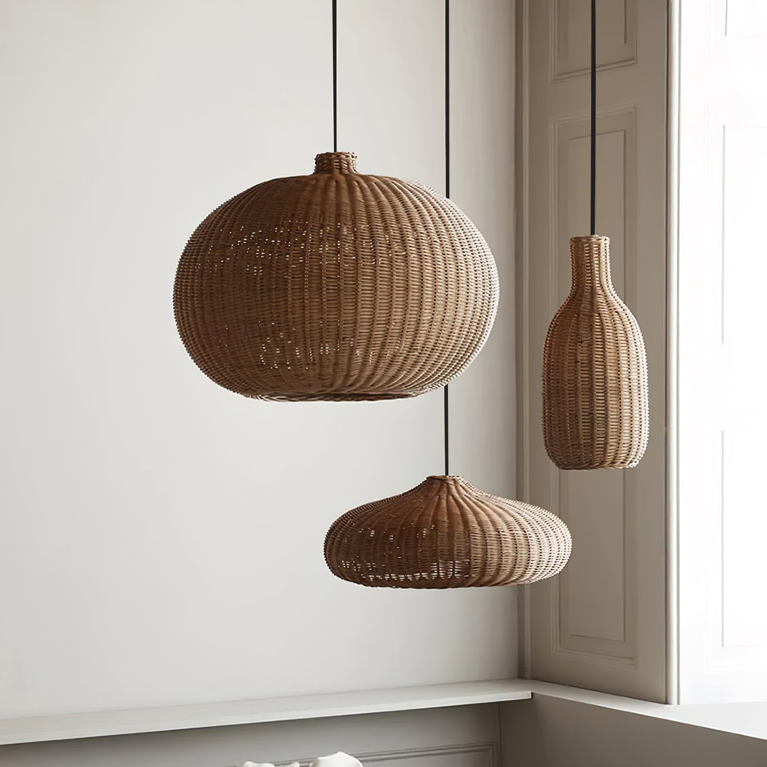Savana Rattan Pendant Light - Neutral Decor