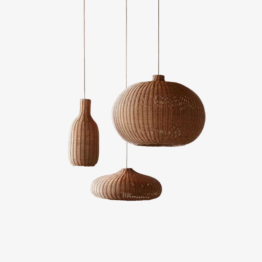 Socan Vintage Rattan Pendant Lamp