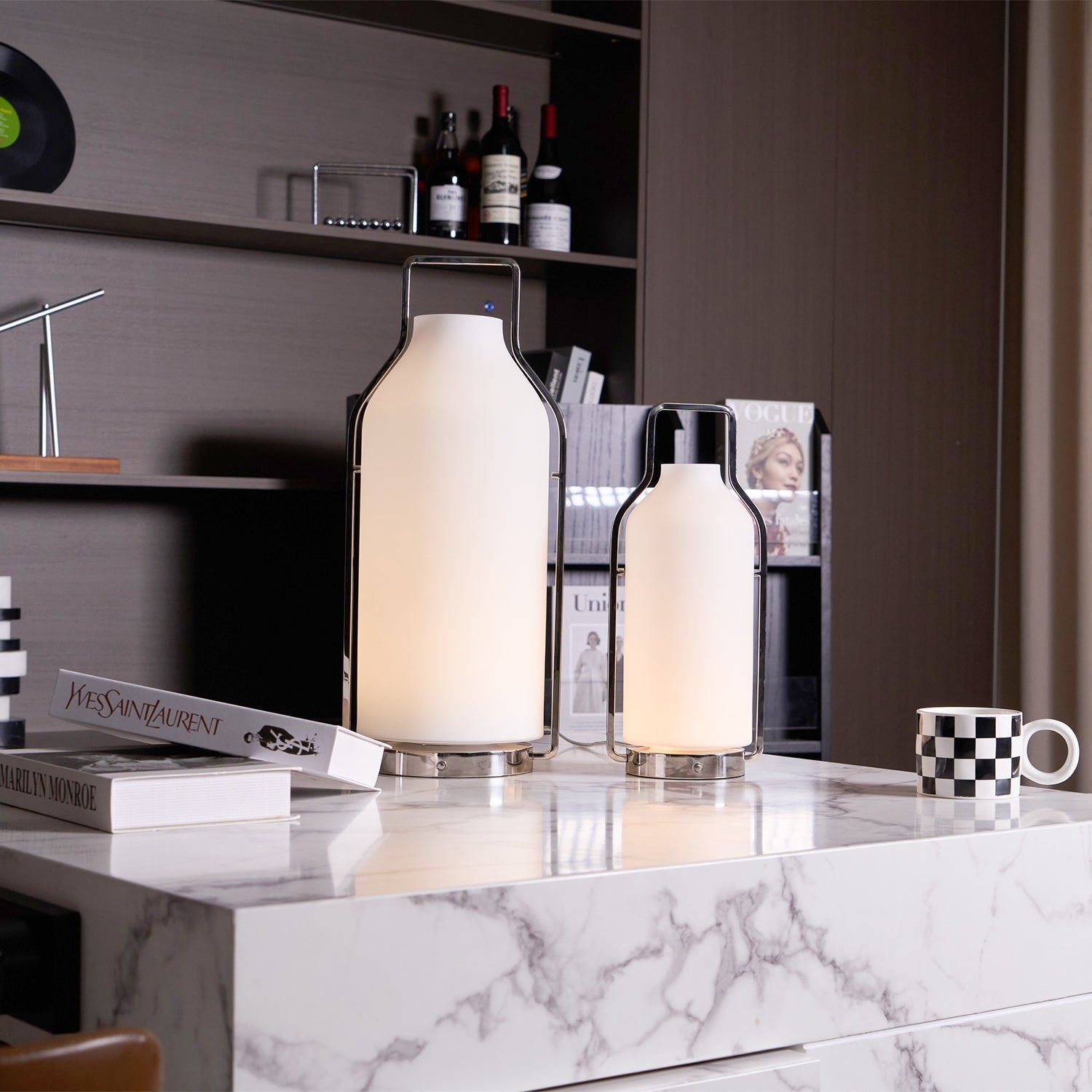 Solace Lantern Minimalist Table Lamp