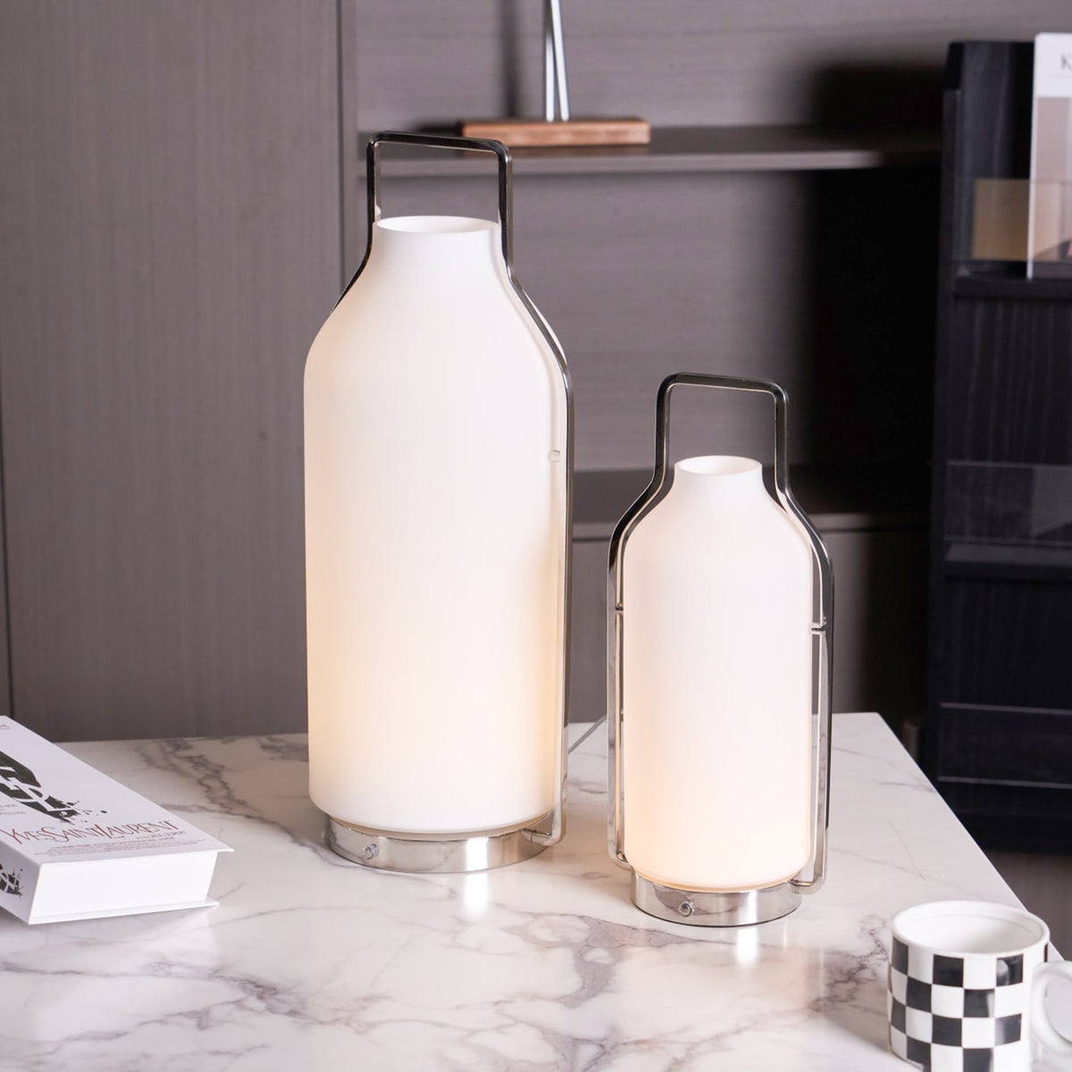 Solace Lantern Minimalist Table Lamp