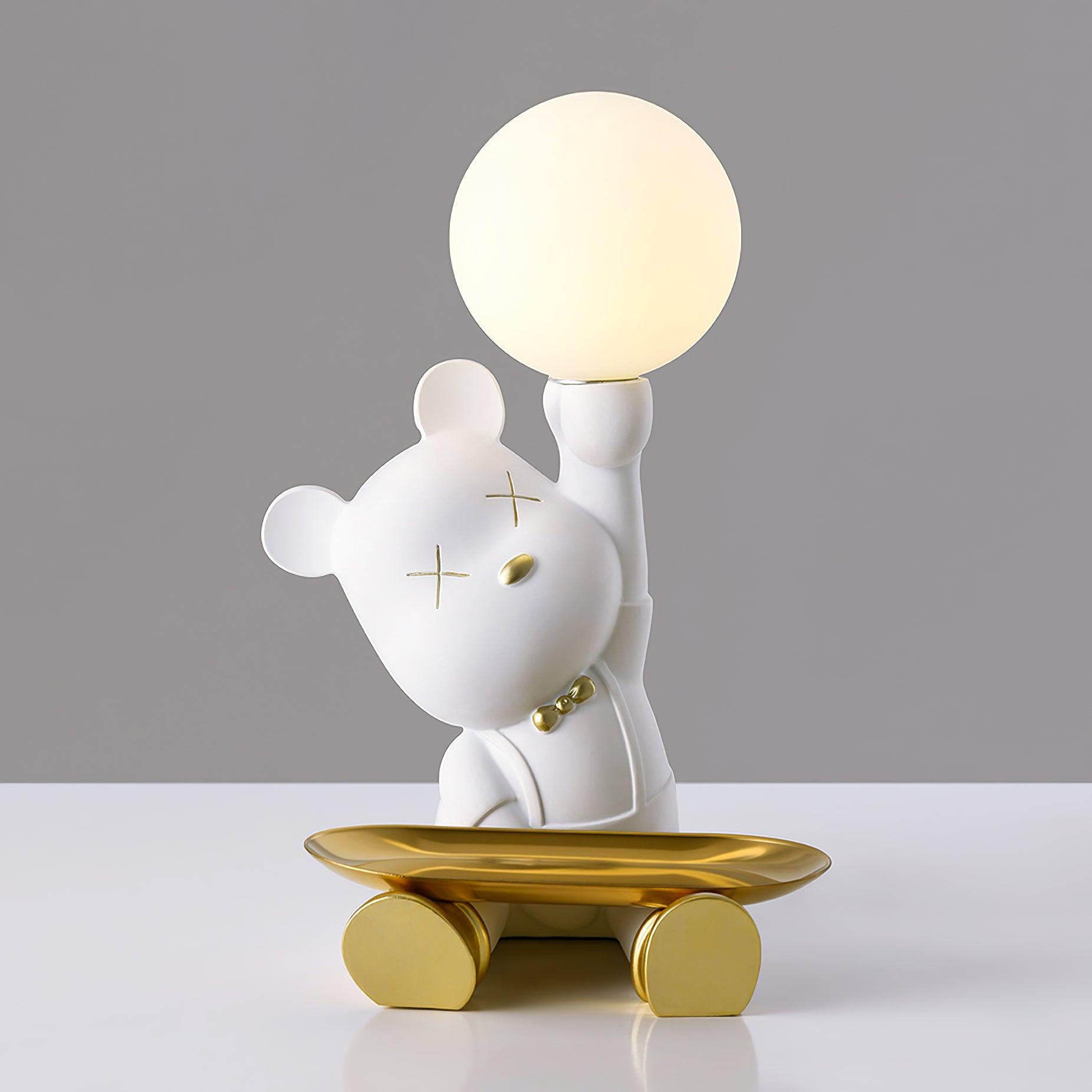 Kubo Resin Artistic Desk Lamp - Neutral Decor