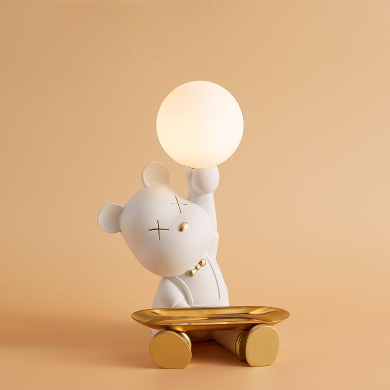 Kubo Resin Artistic Desk Lamp - Neutral Decor