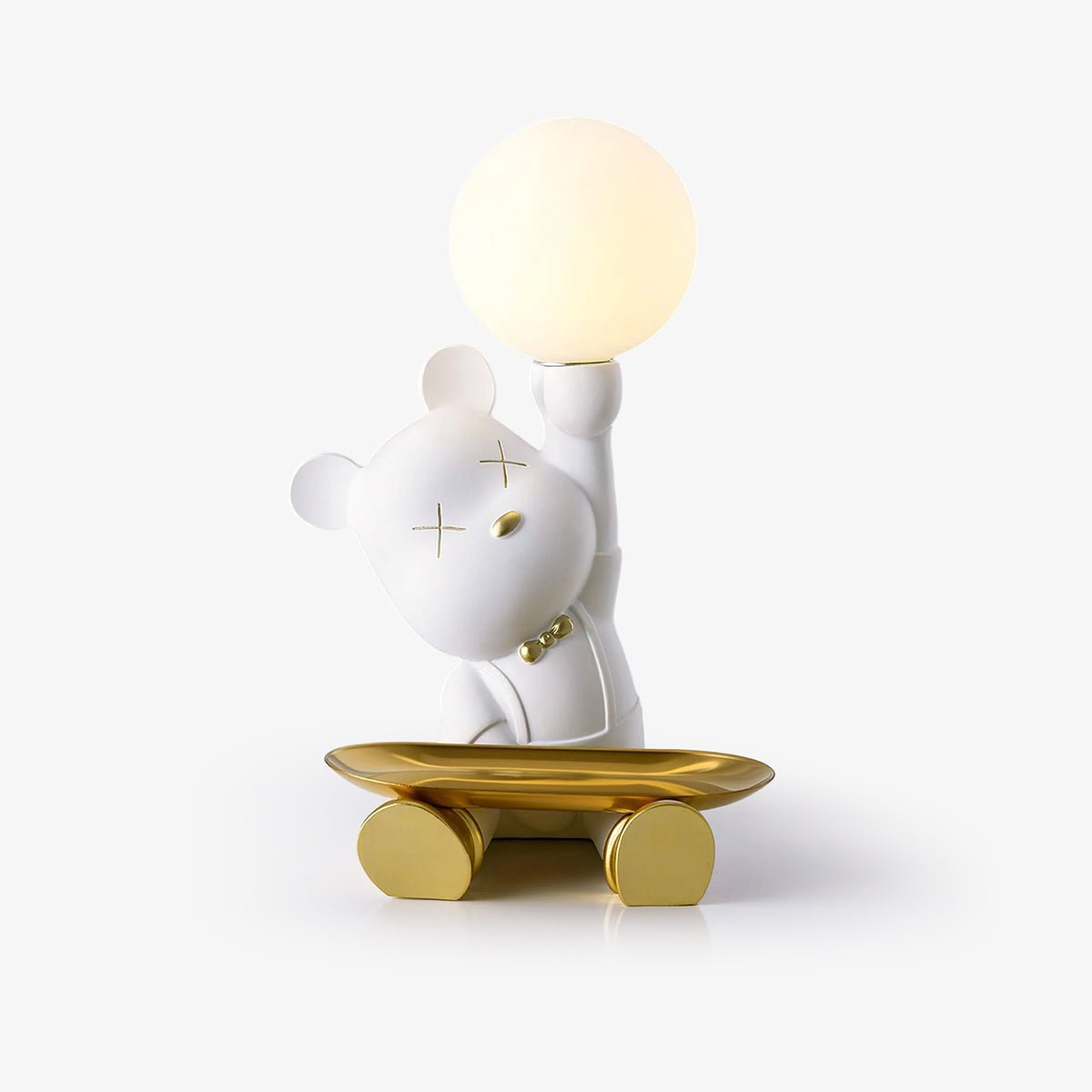 Kubo Resin Artistic Desk Lamp - Neutral Decor
