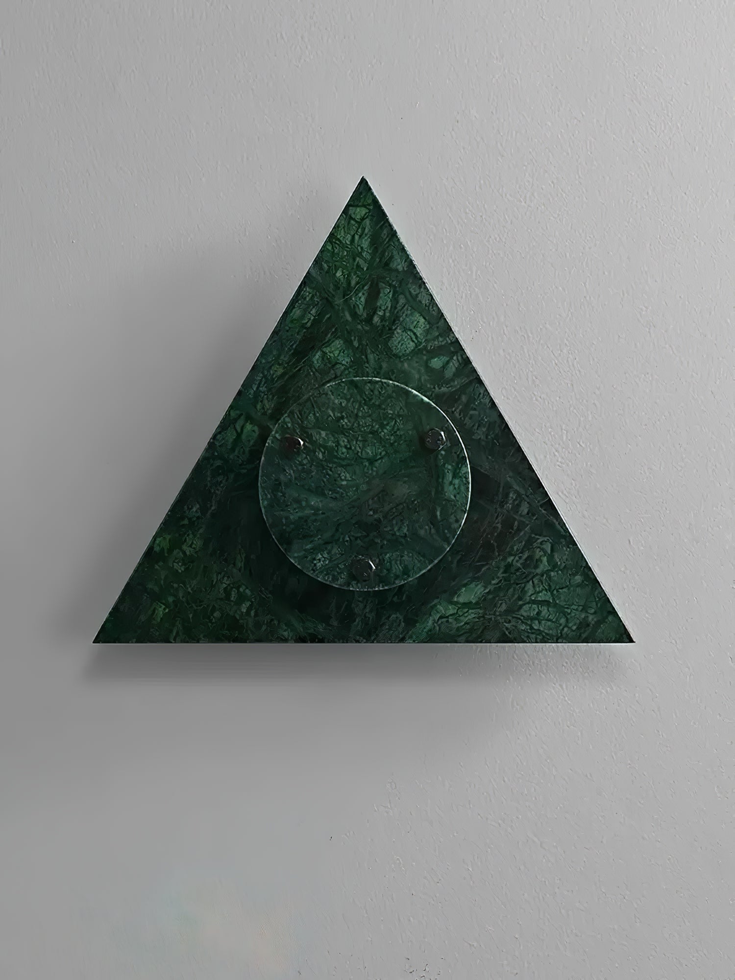 Pyramid Rustic Marble Wall Light