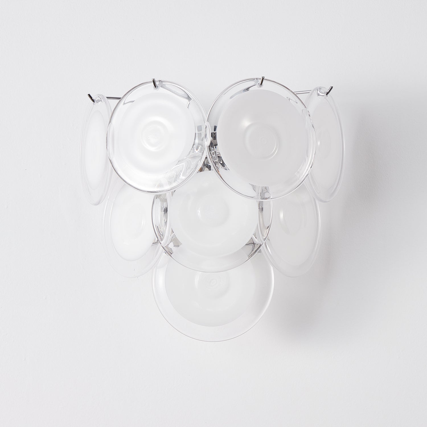Vivelle Wall Light Ethereal Glass Petal - Neutral Decor