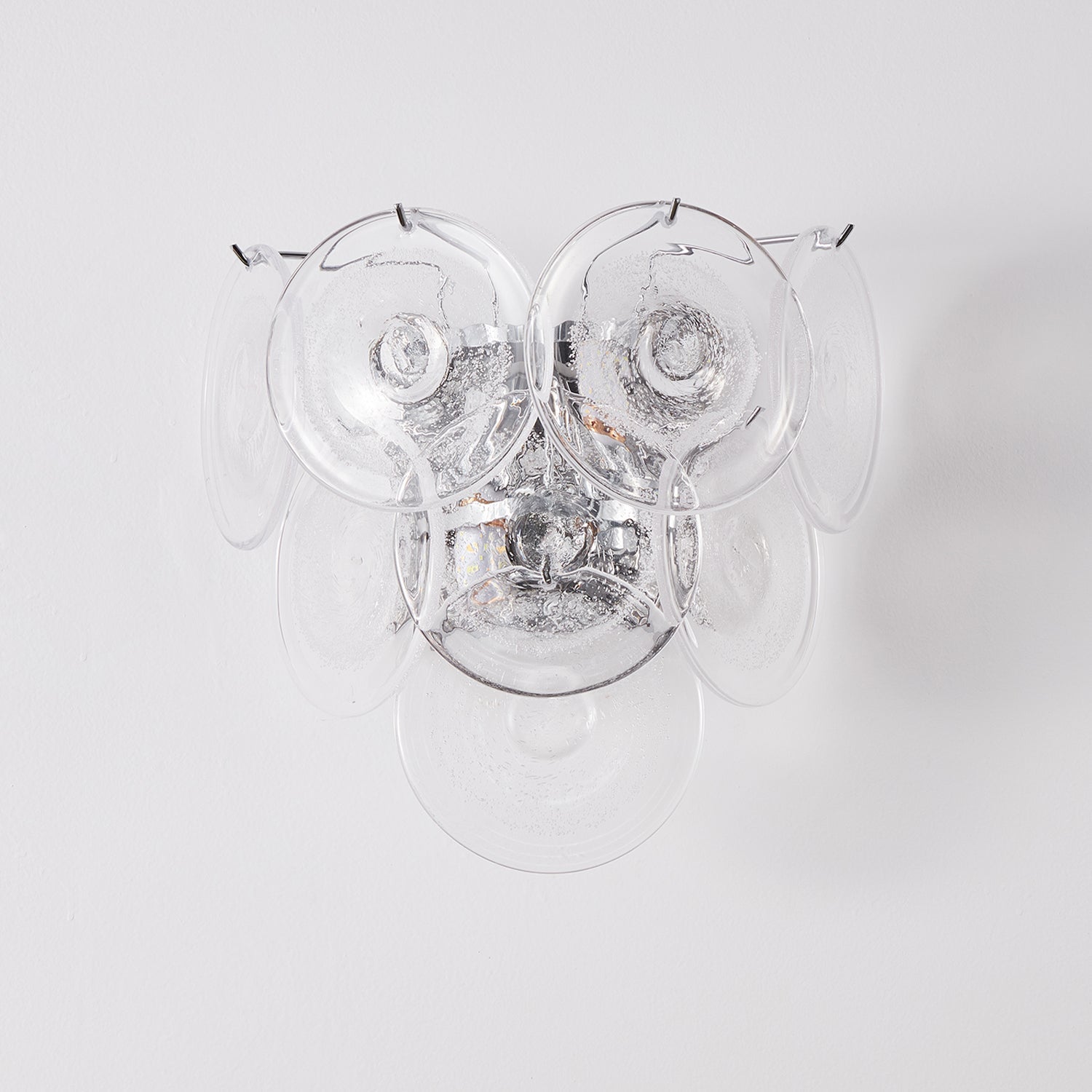 Vivelle Wall Light Ethereal Glass Petal - Neutral Decor