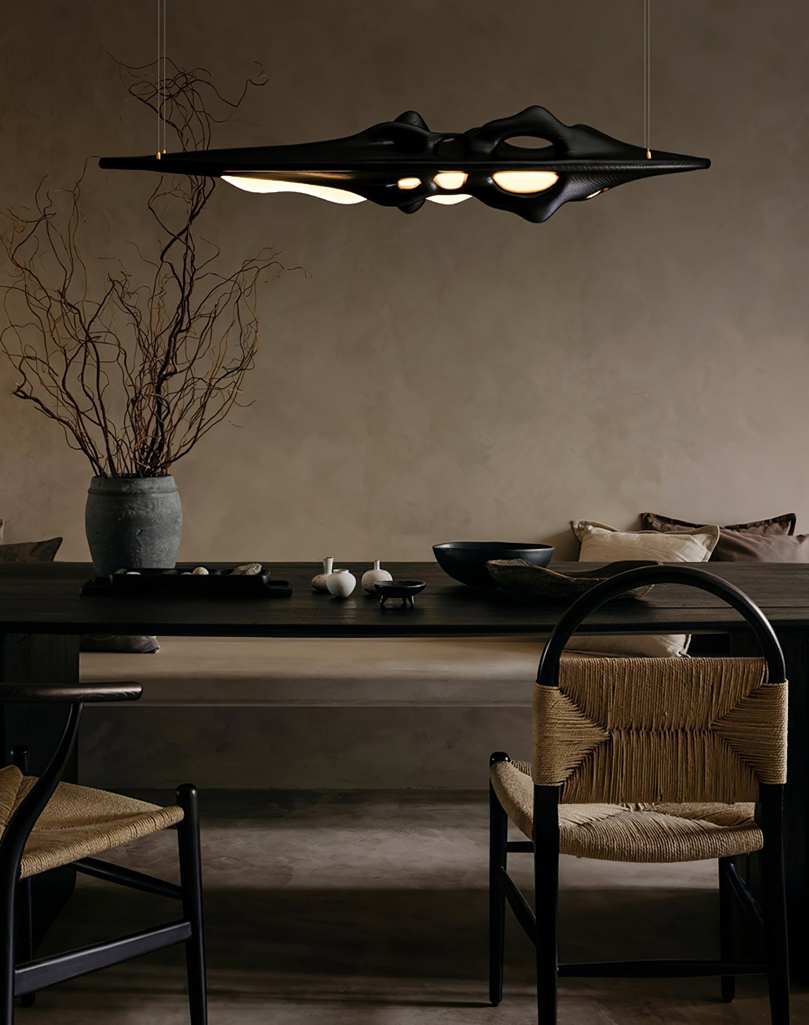 Ulsorira Topographic Wood Pendant Light