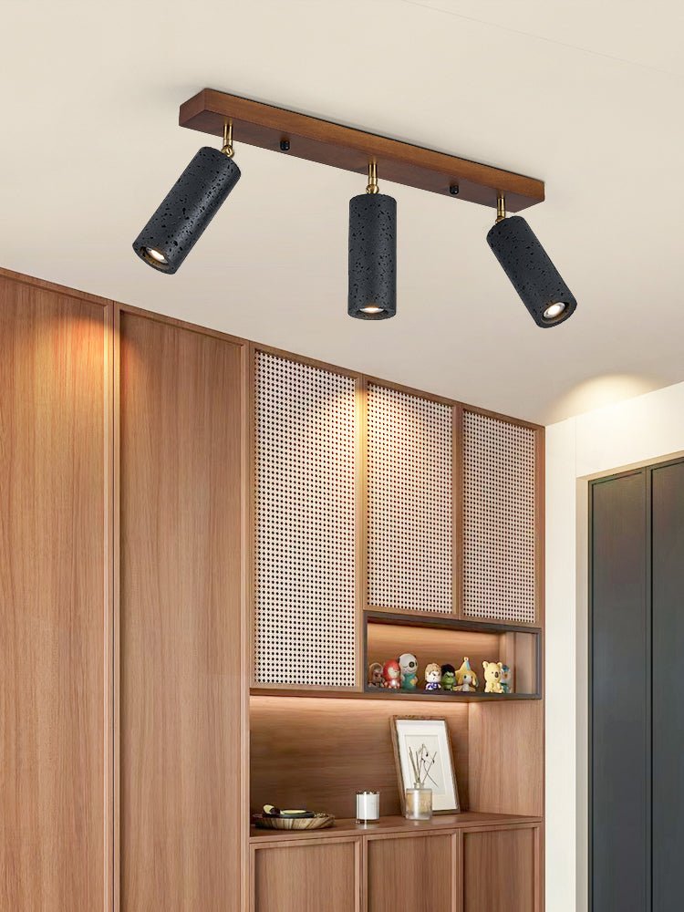 Eurliryra Black Travertine Trio Ceiling Spot