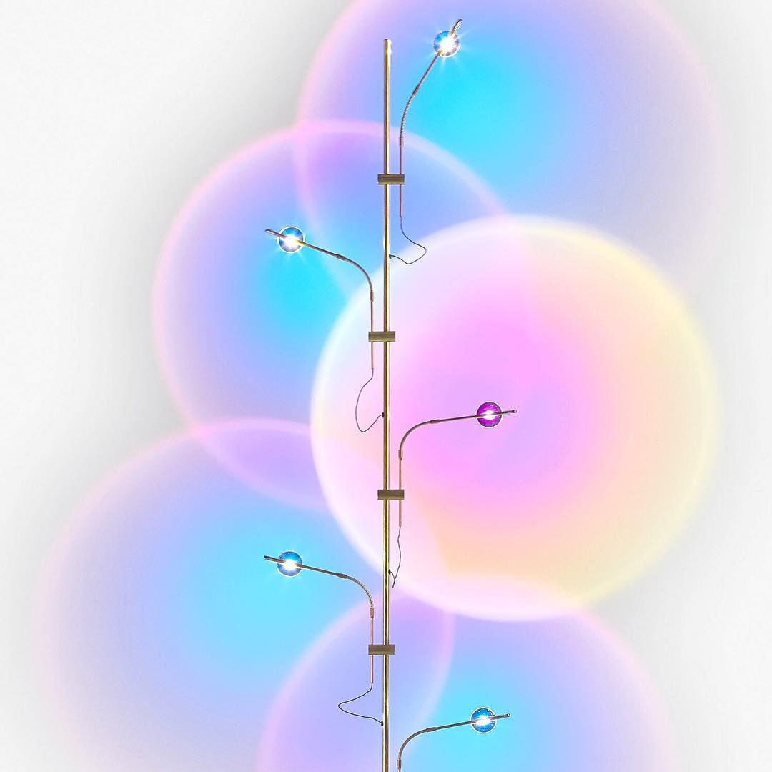 Receiv Steel Floor Lamp