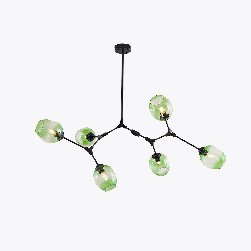 Valentina Nordic Modern Glass Pendant Light Bubble - Neutral Decor