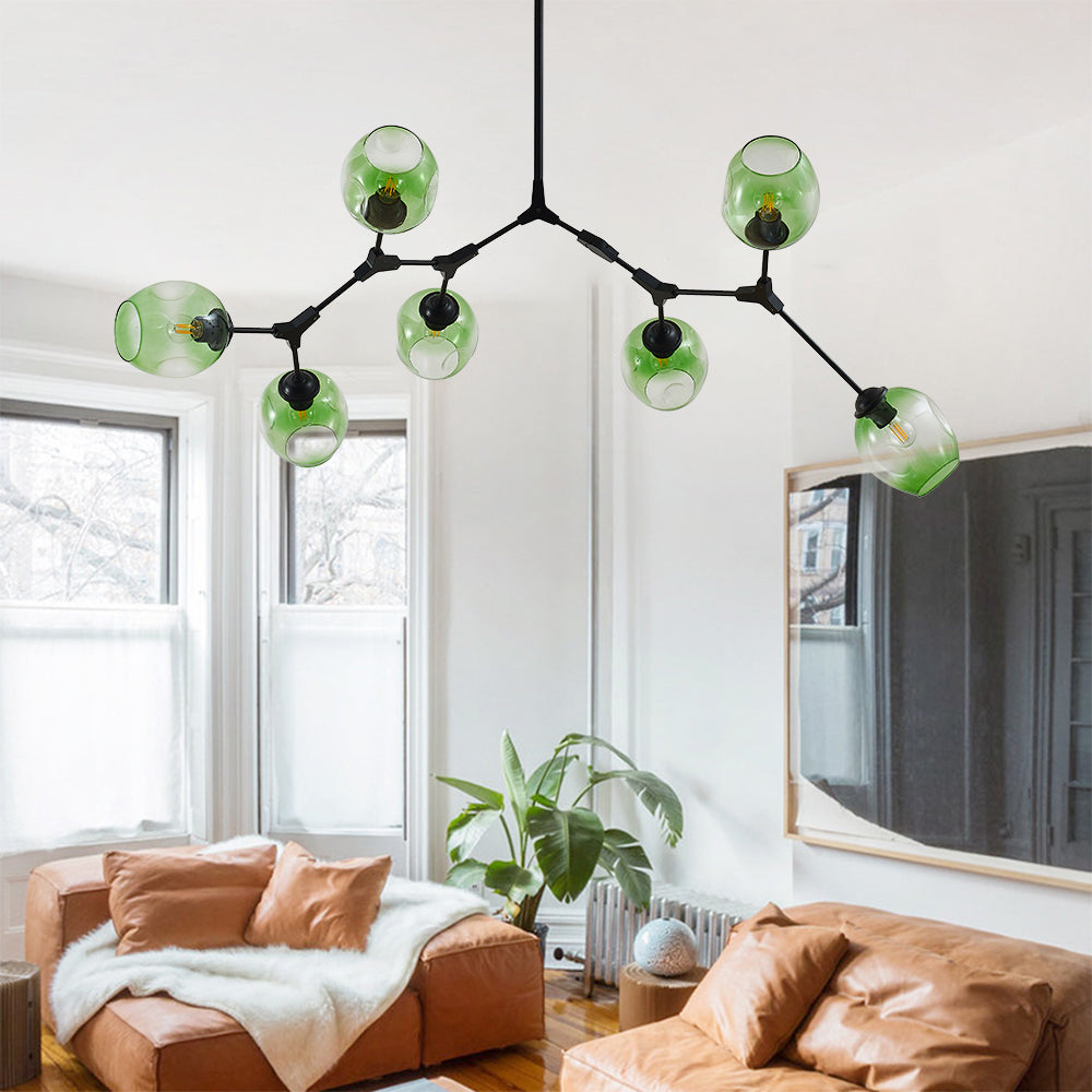 Valentina Nordic Modern Glass Pendant Light Bubble - Neutral Decor