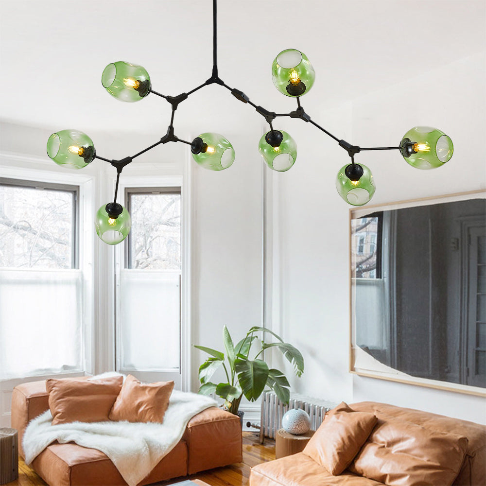 Valentina Nordic Modern Glass Pendant Light Bubble - Neutral Decor