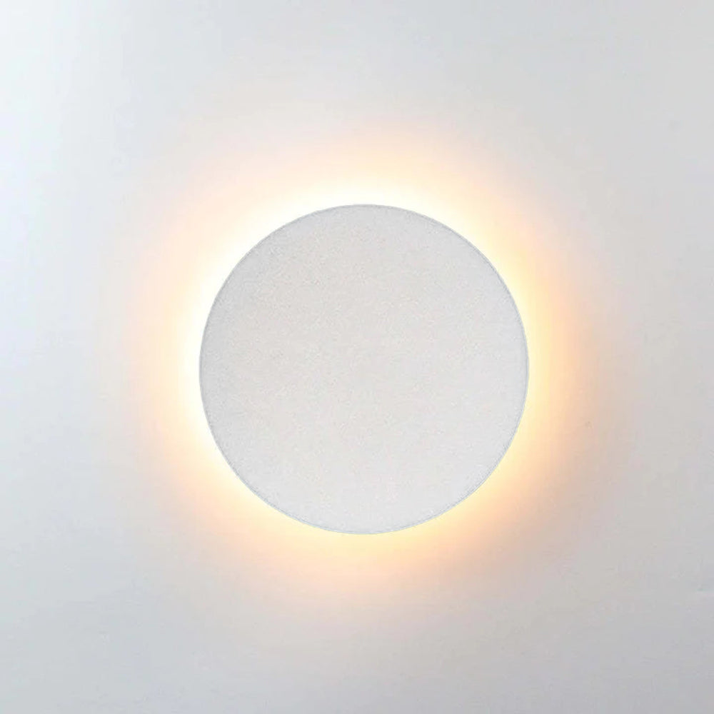 Klyne Minimalist Round/Square Outdoor Wall Lamp LED, Black/White - Neutral Decor