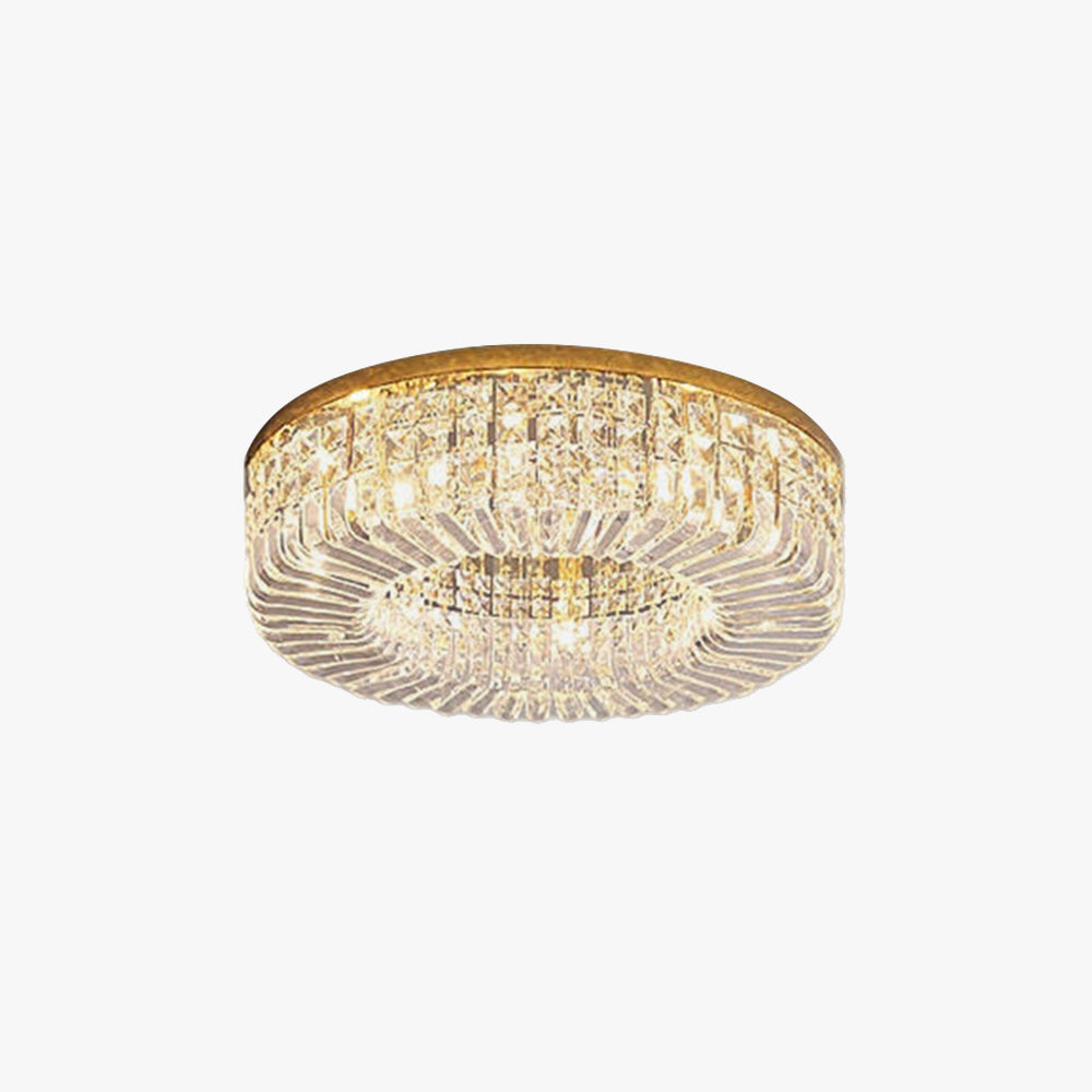 Kristy Luxury Flush Mount /Crystal Ceiling Light - Neutral Decor