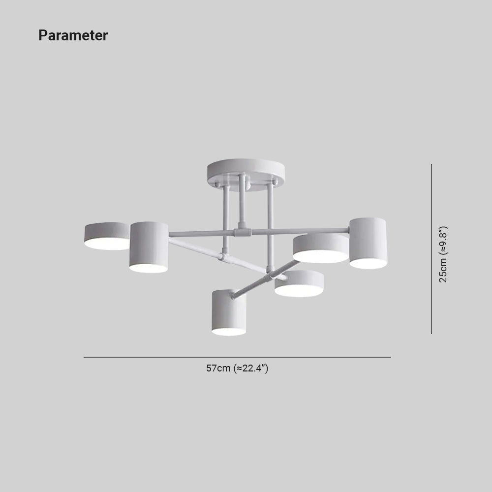 Arisha Modern LED Ceiling Light Dining Room Kitchen - Neutral Decor