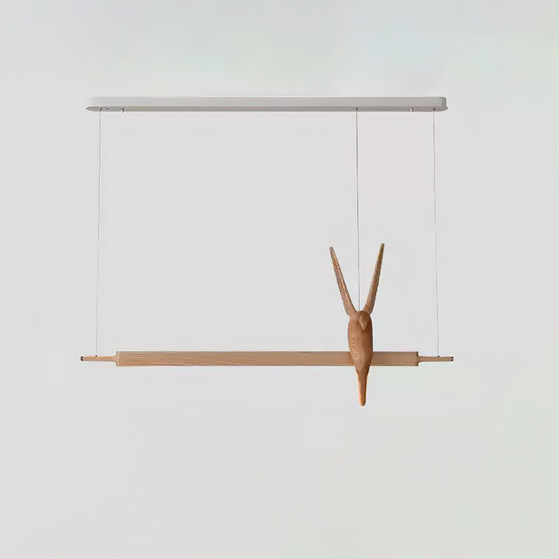 Varinisra Sculptural Oak Pendant Light