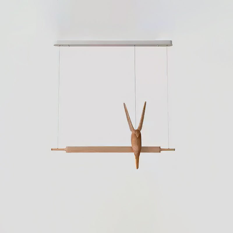 Varinisra Sculptural Oak Pendant Light