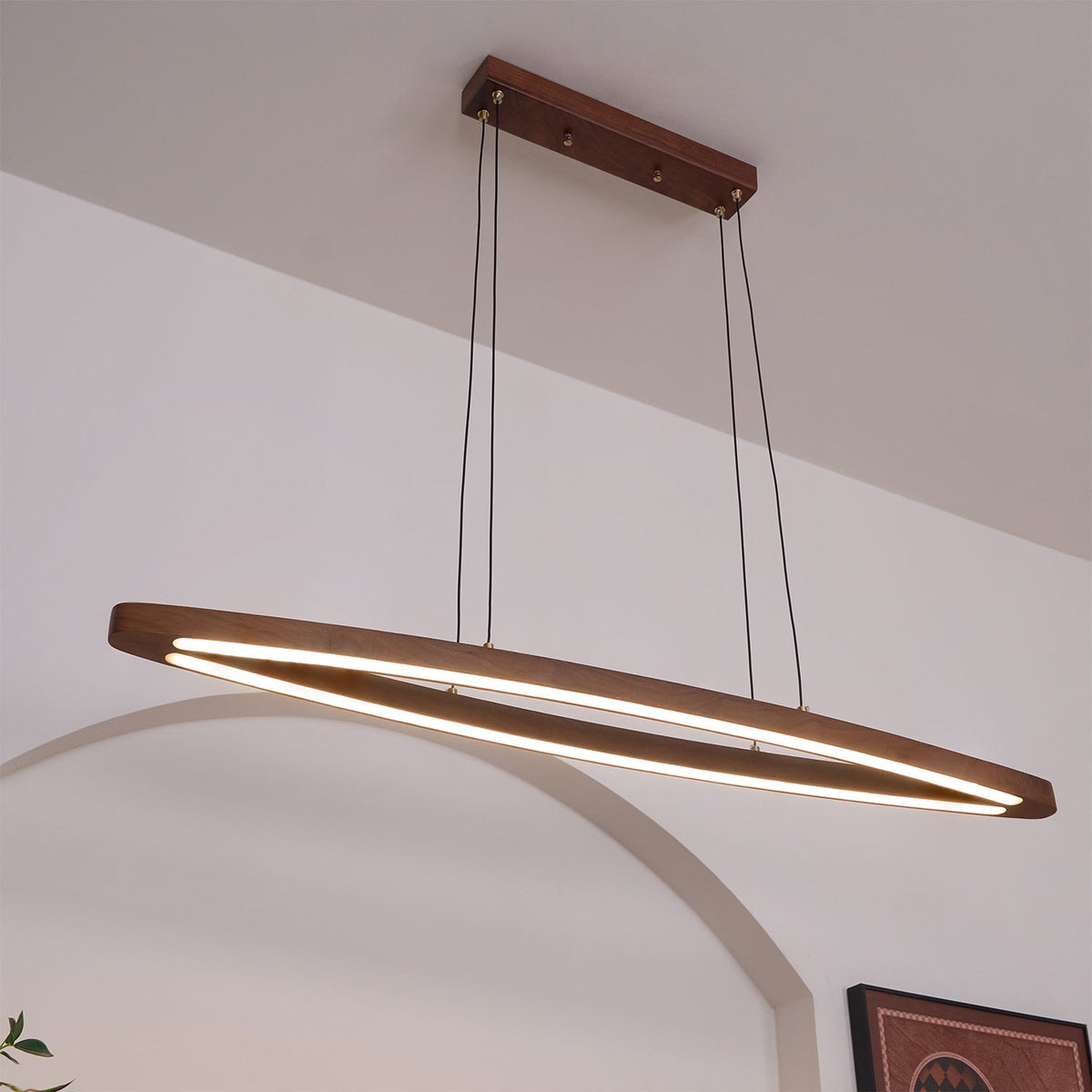 Hylan Wood Minimalist Pendant Lamp