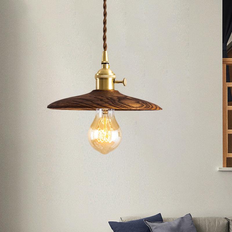 Veldra Brass Retro Pendant Light