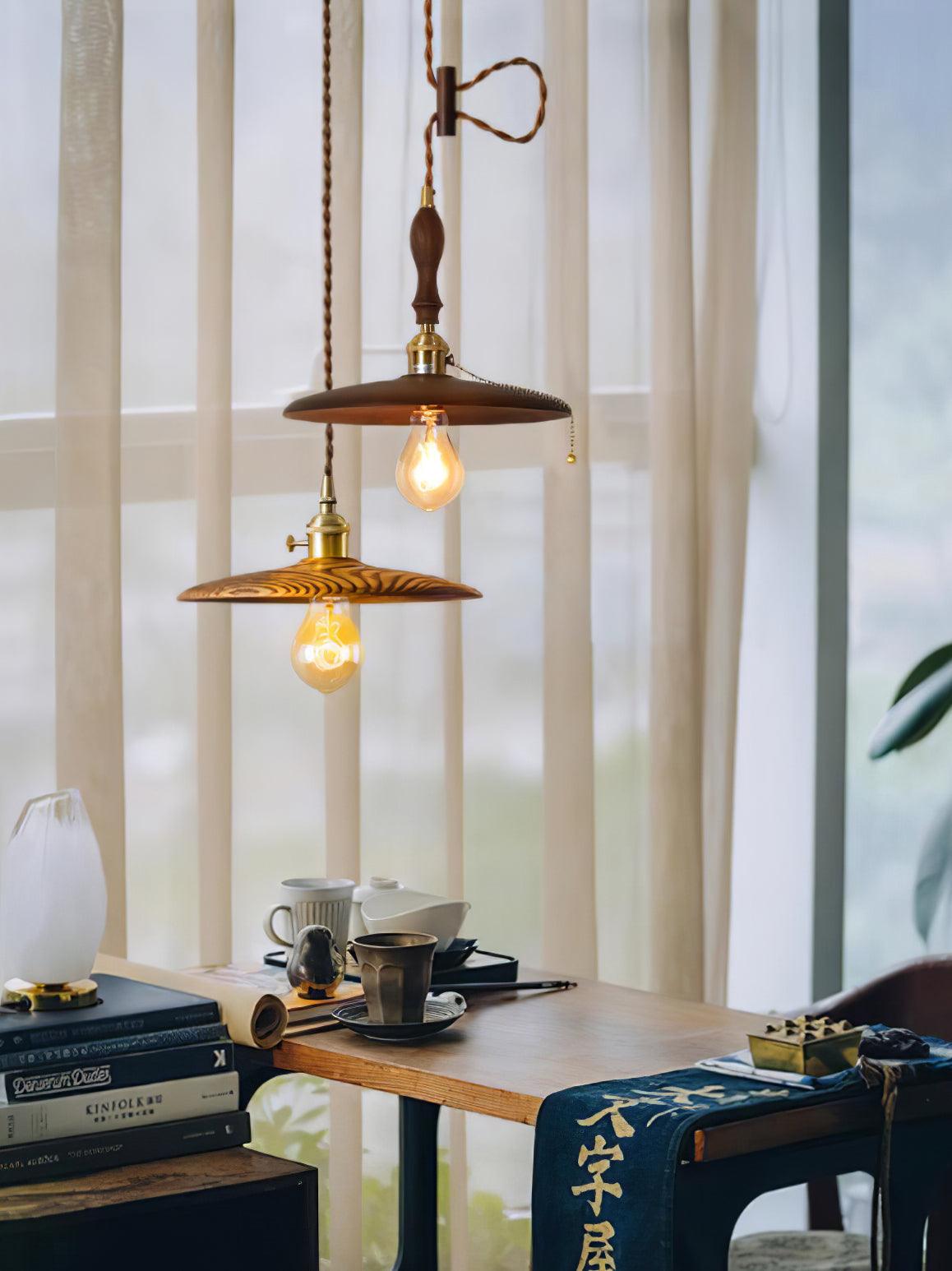 Veldra Brass Retro Pendant Light