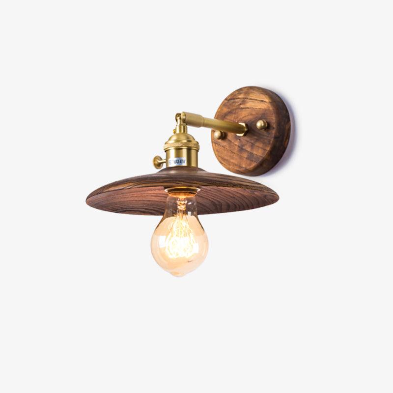 Auroelia Brass Rustic Wall Lamp