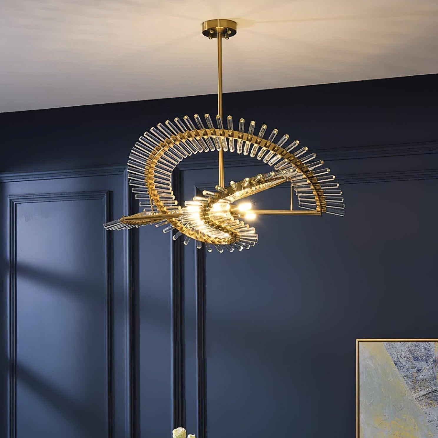 Velaine Glass Chandelier Light