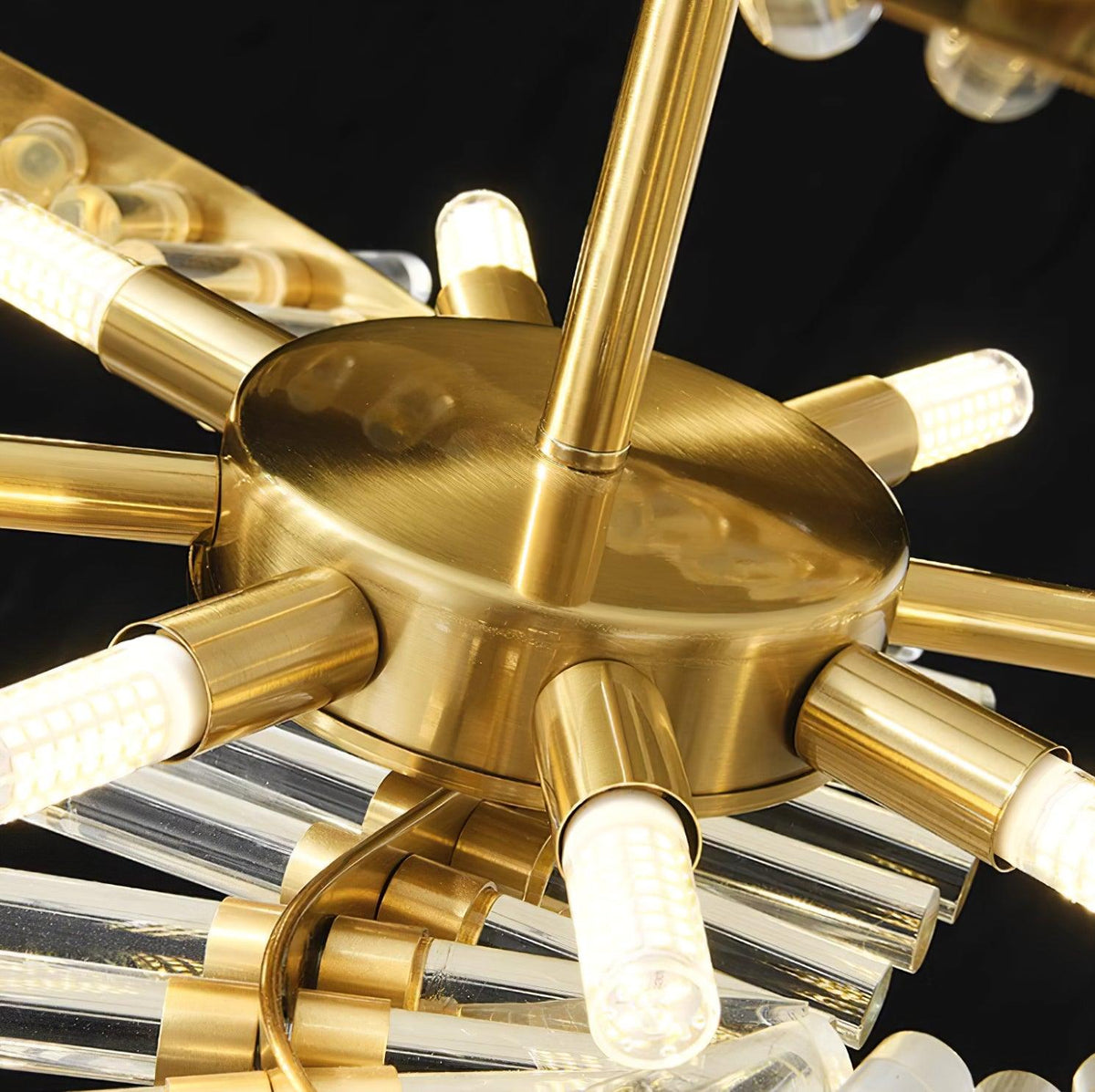 Velaine Glass Chandelier Light