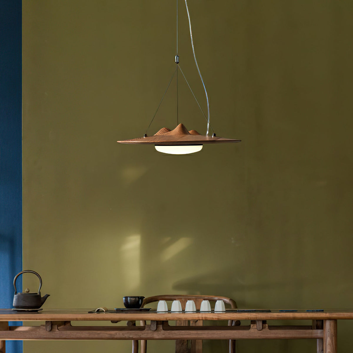 Vathea Premium Nordic Art Wood Pendant Lamp