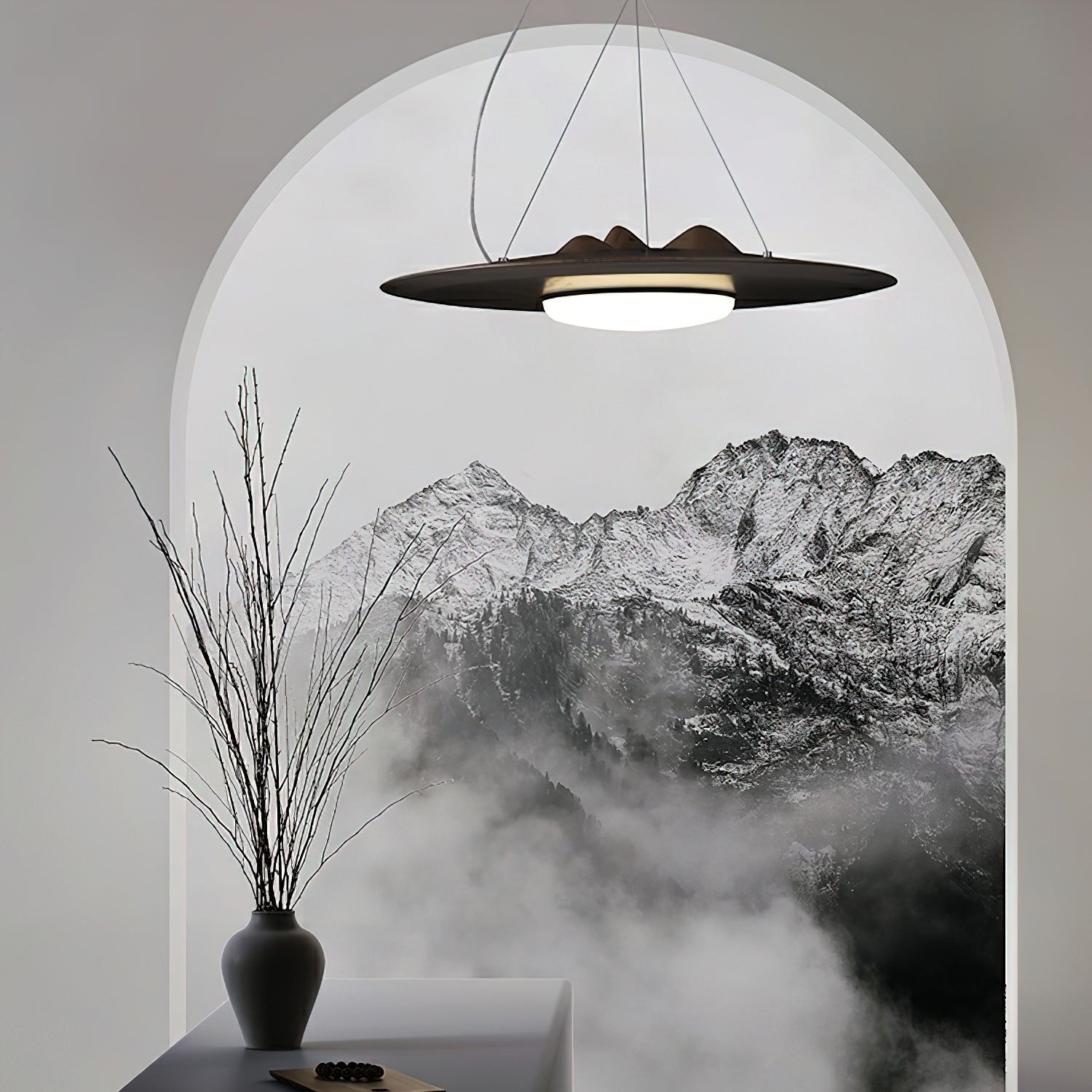 Vathea Premium Nordic Art Wood Pendant Lamp