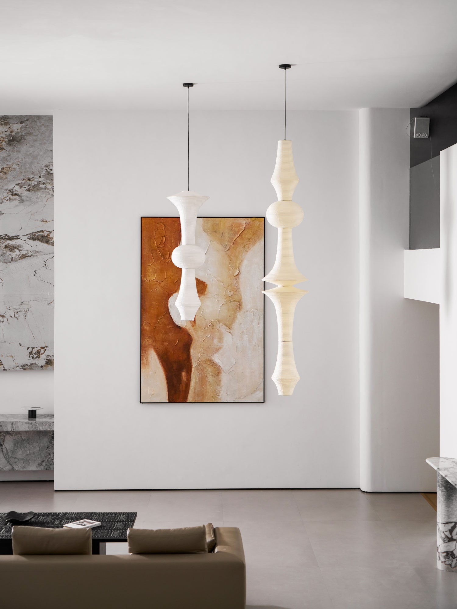 Elmsridge Washi Paper E Pendant Light