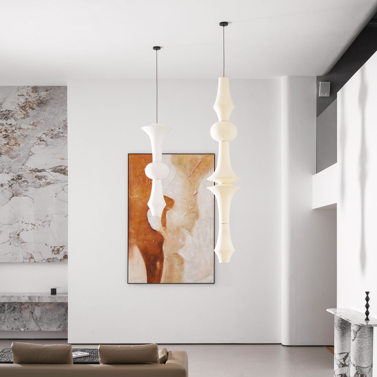 Elmsridge Washi Paper E Pendant Light