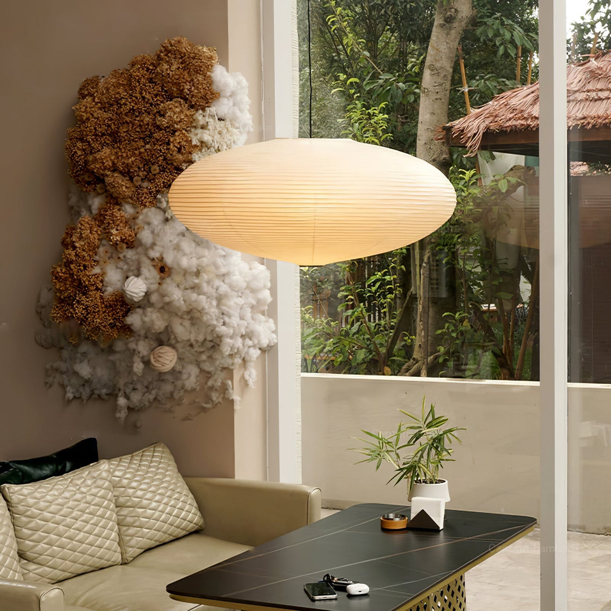 Nerastead Washi Paper 15A 21A 26A Pendant Light