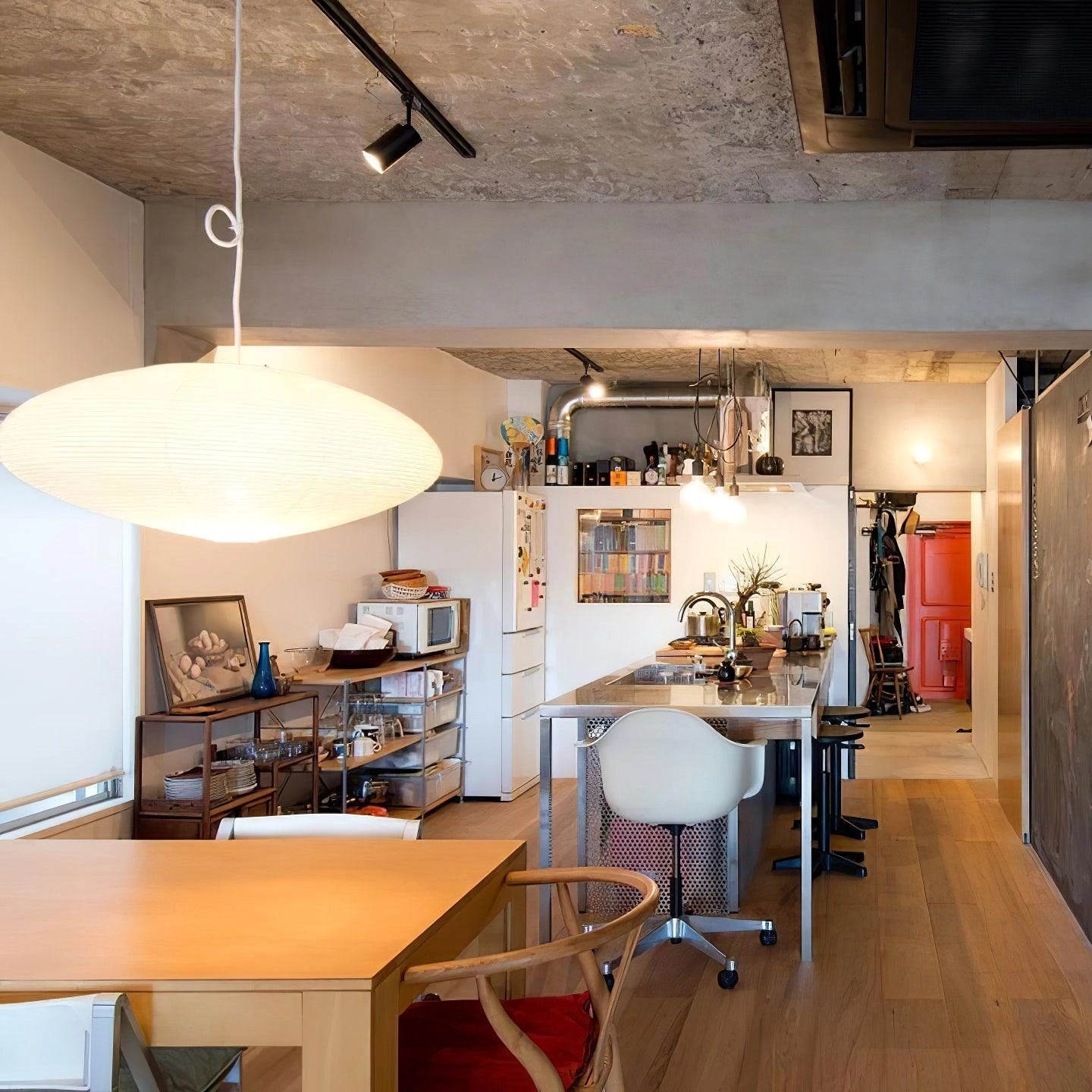 Anais Washi Paper Swag Pendant Light
