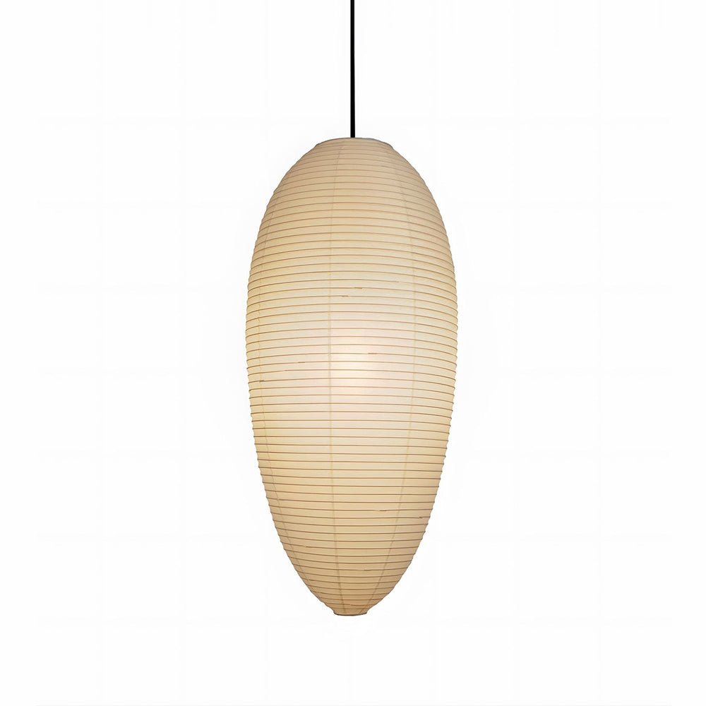 Myraean Modern Minimalist Wabi Chestnut Paper Bamboo Pendant Lamp