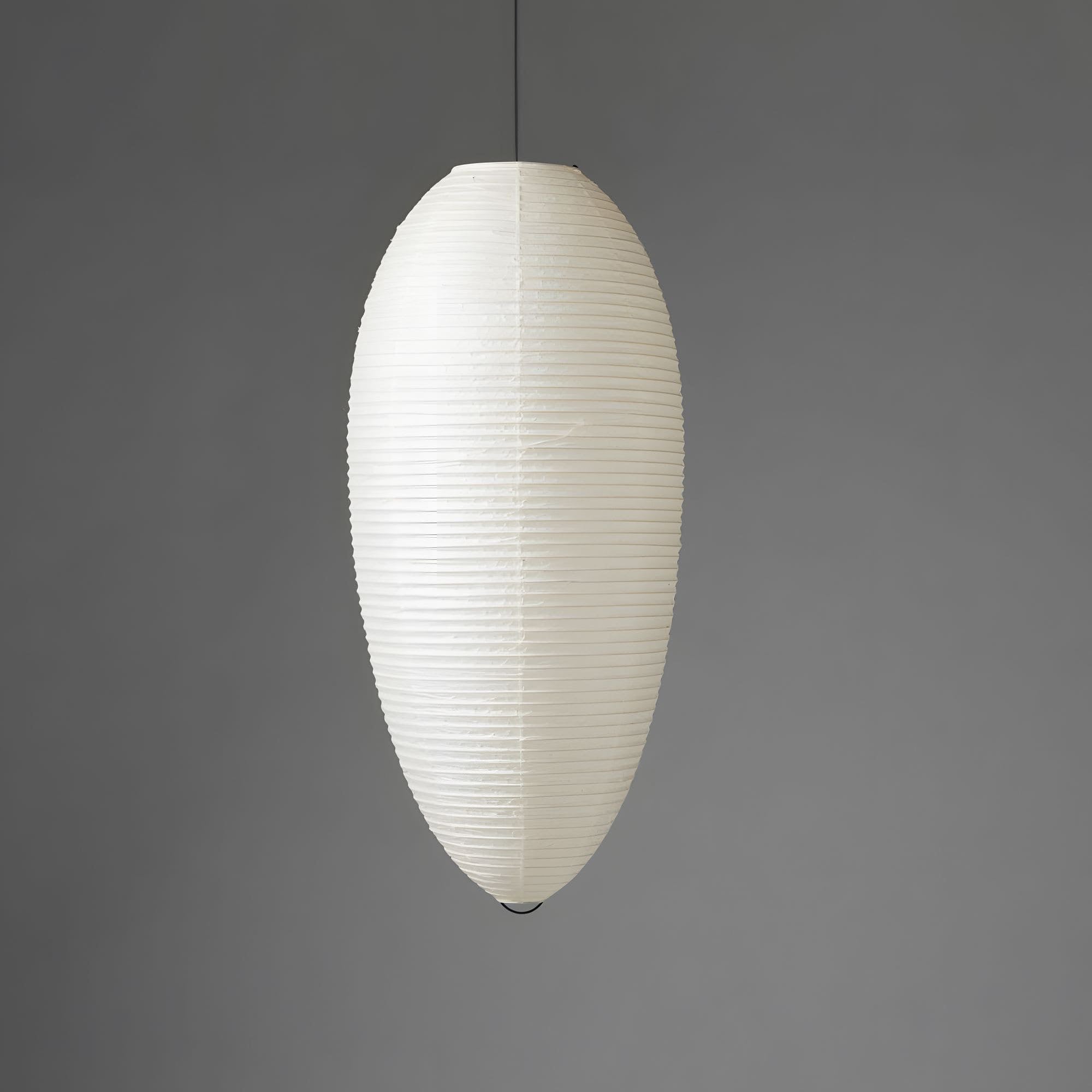 Myraean Modern Minimalist Wabi Chestnut Paper Bamboo Pendant Lamp