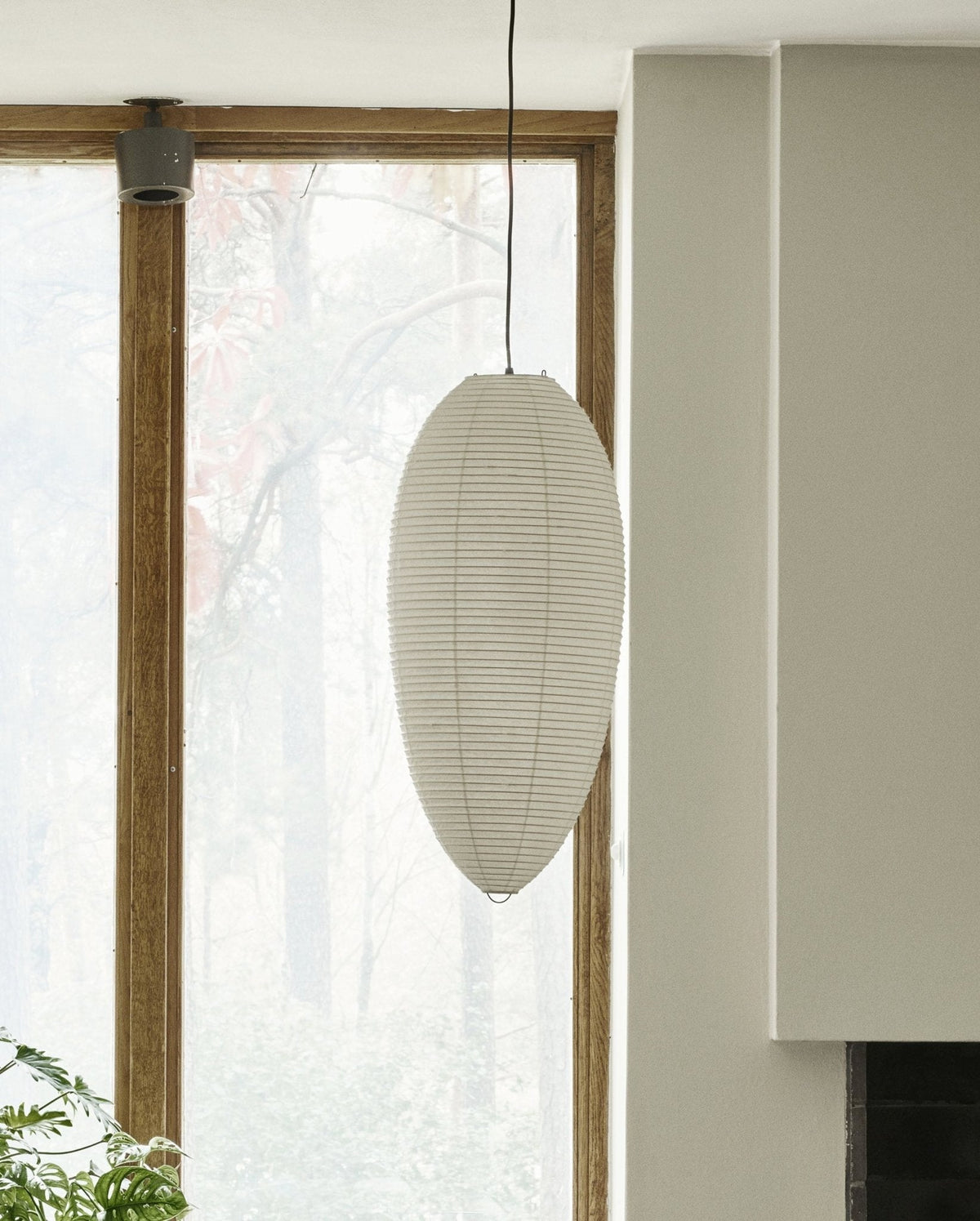 Myraean Modern Minimalist Wabi Chestnut Paper Bamboo Pendant Lamp