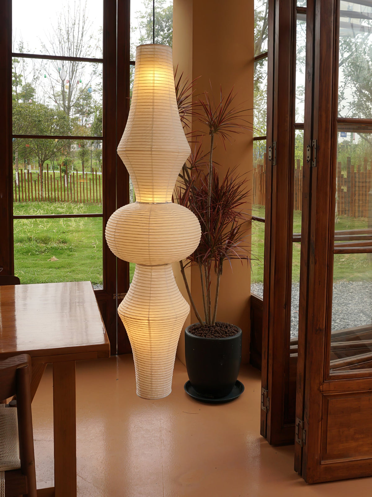 Elmsridge Washi Paper E Pendant Light