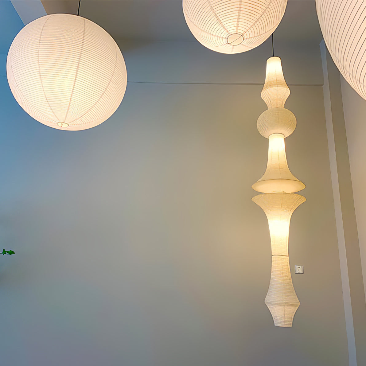 Elmsridge Washi Paper E Pendant Light
