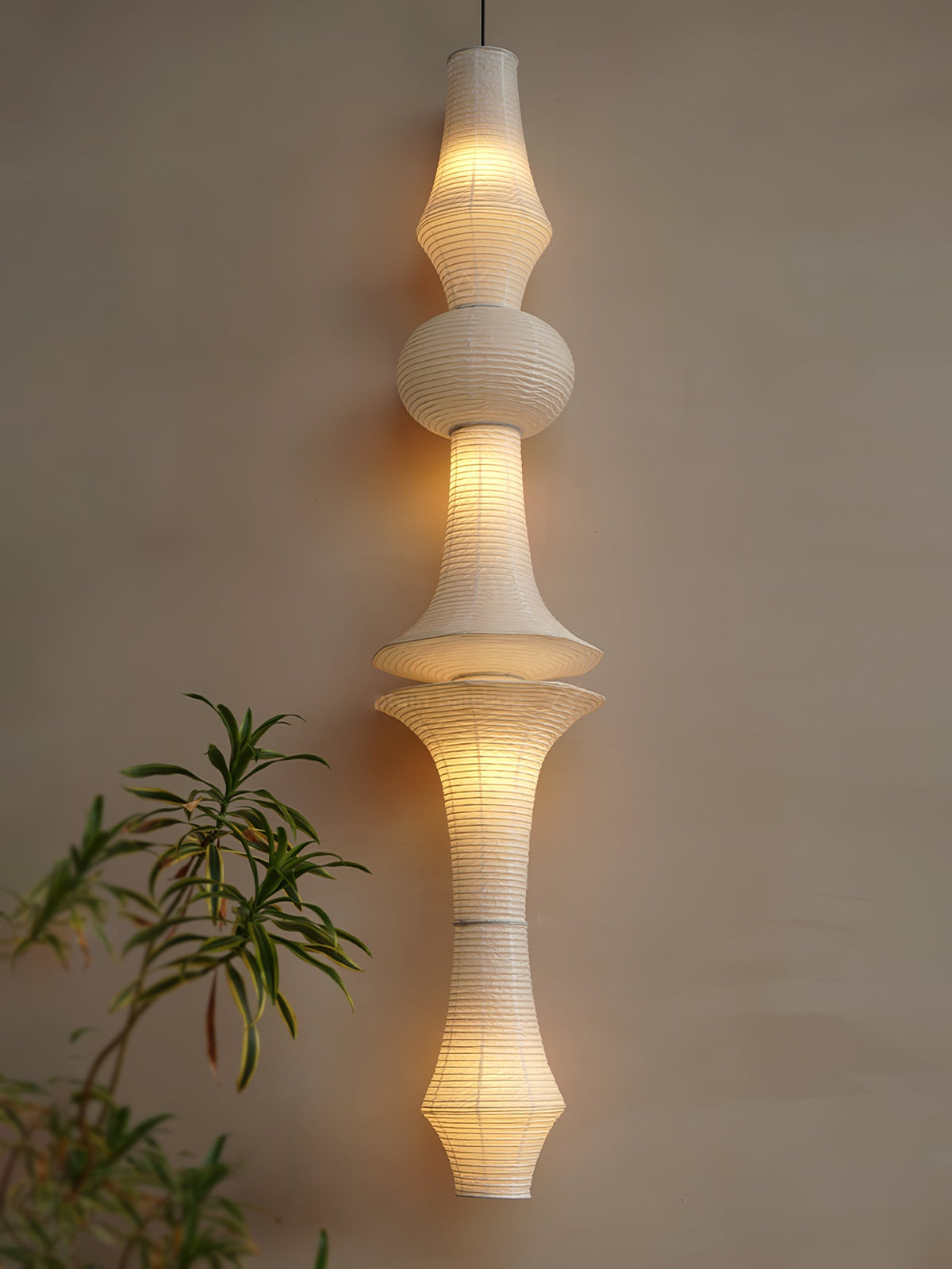 Elmsridge Washi Paper E Pendant Light