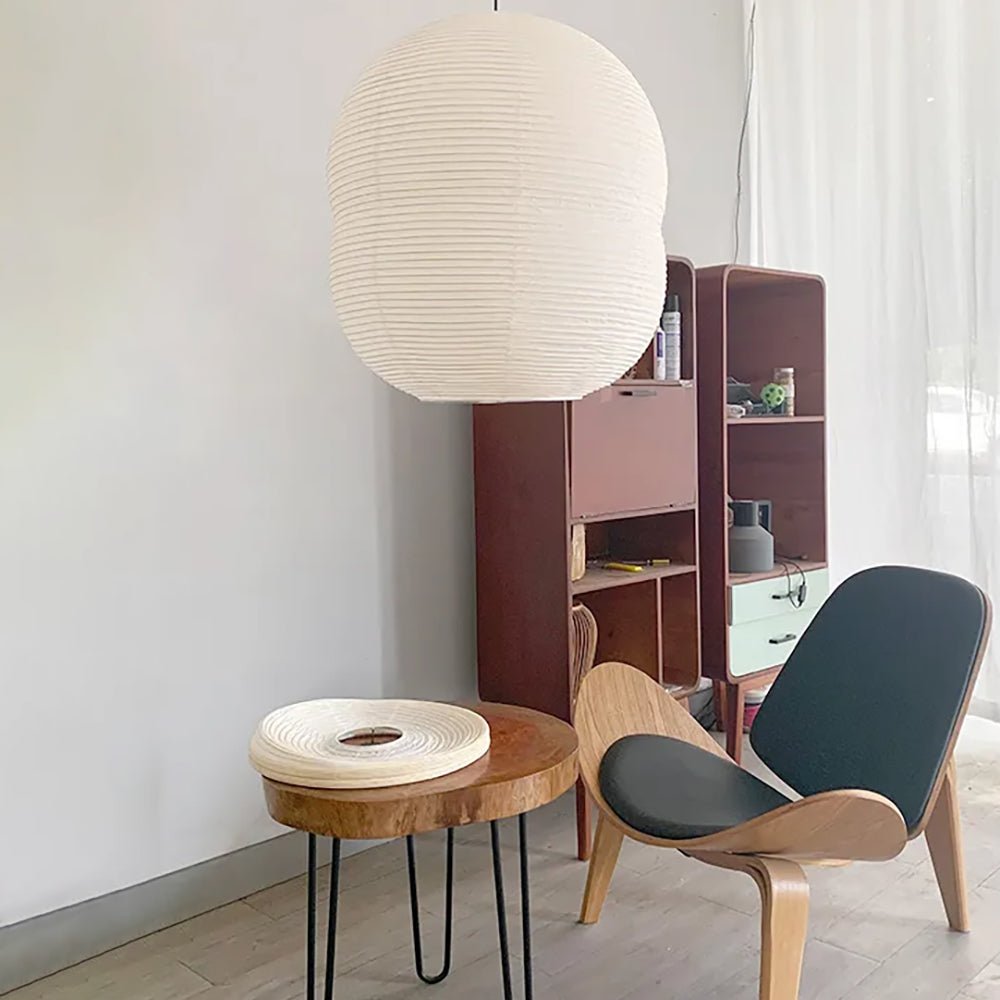 Nivelelle Minimalist Rice Paper Pendant Light