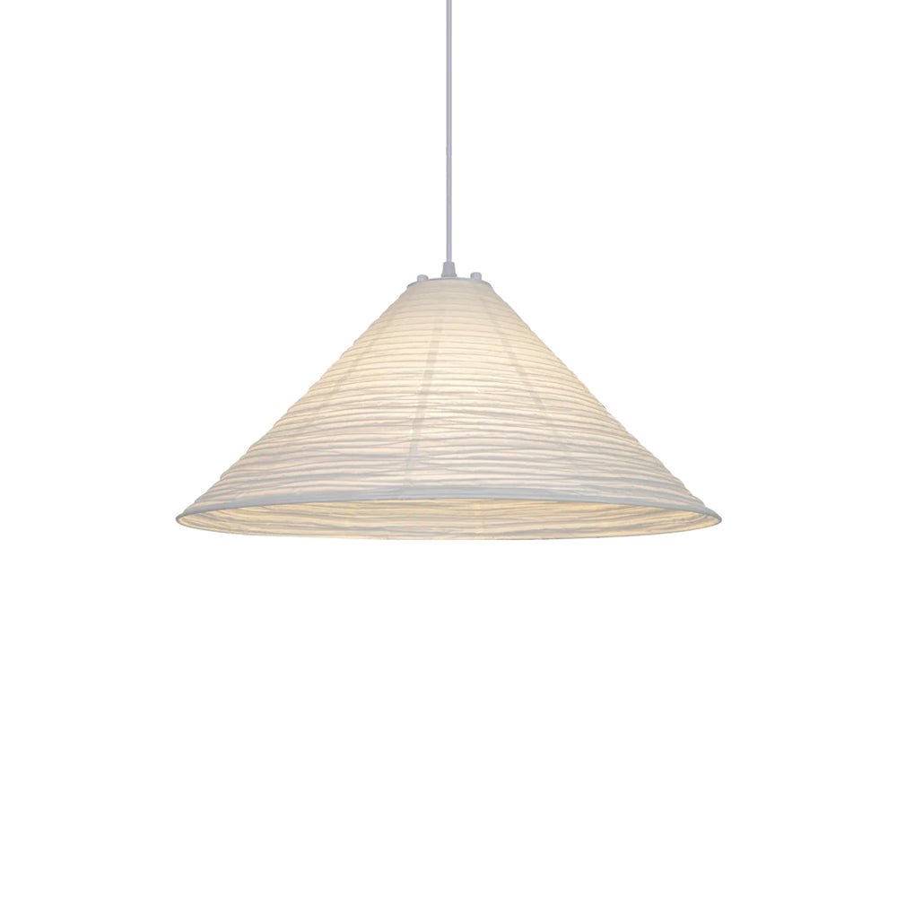 Conic Paper Pyramid Pendant Lamp
