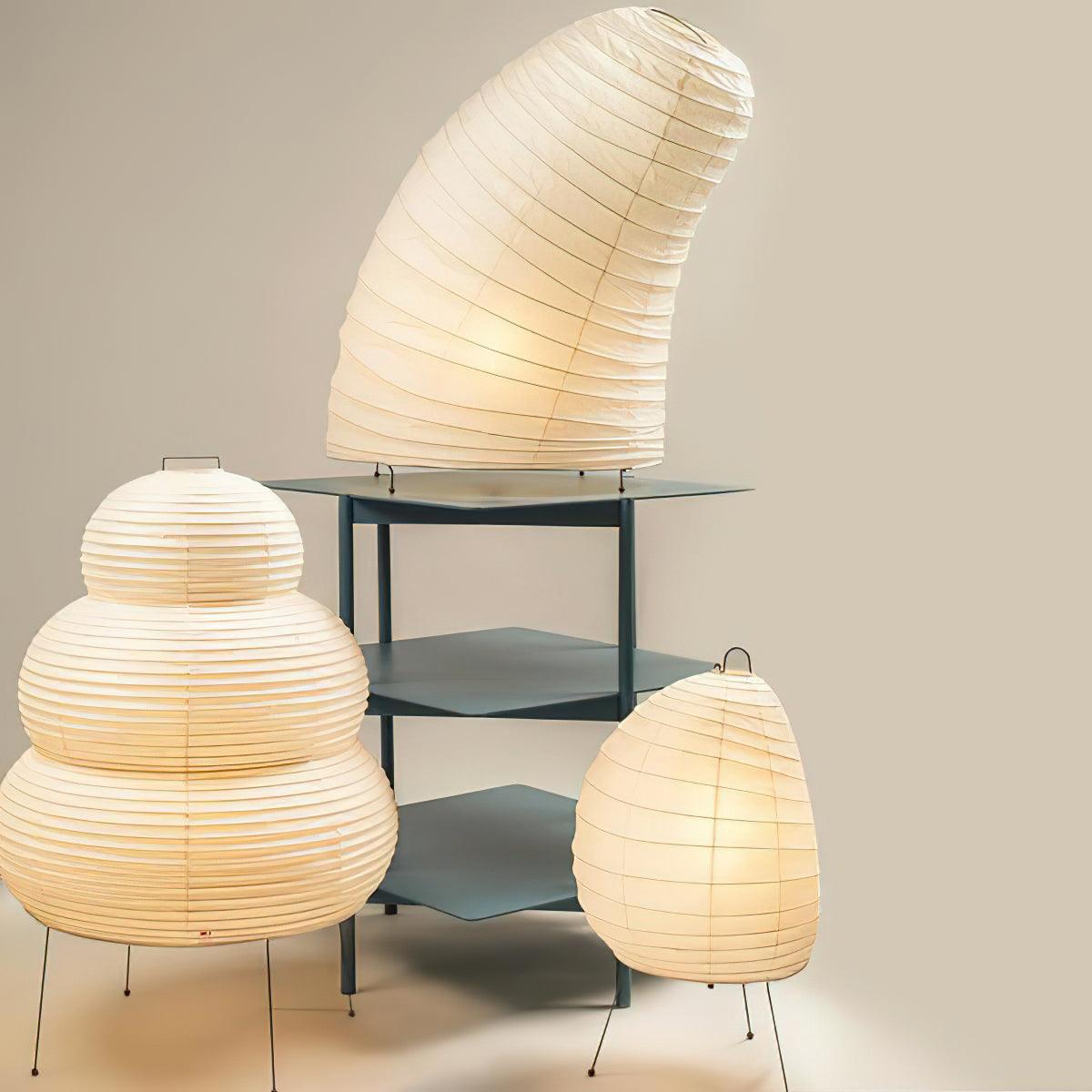 Tranquilux Paper Japanese-Inspired Table Lamp