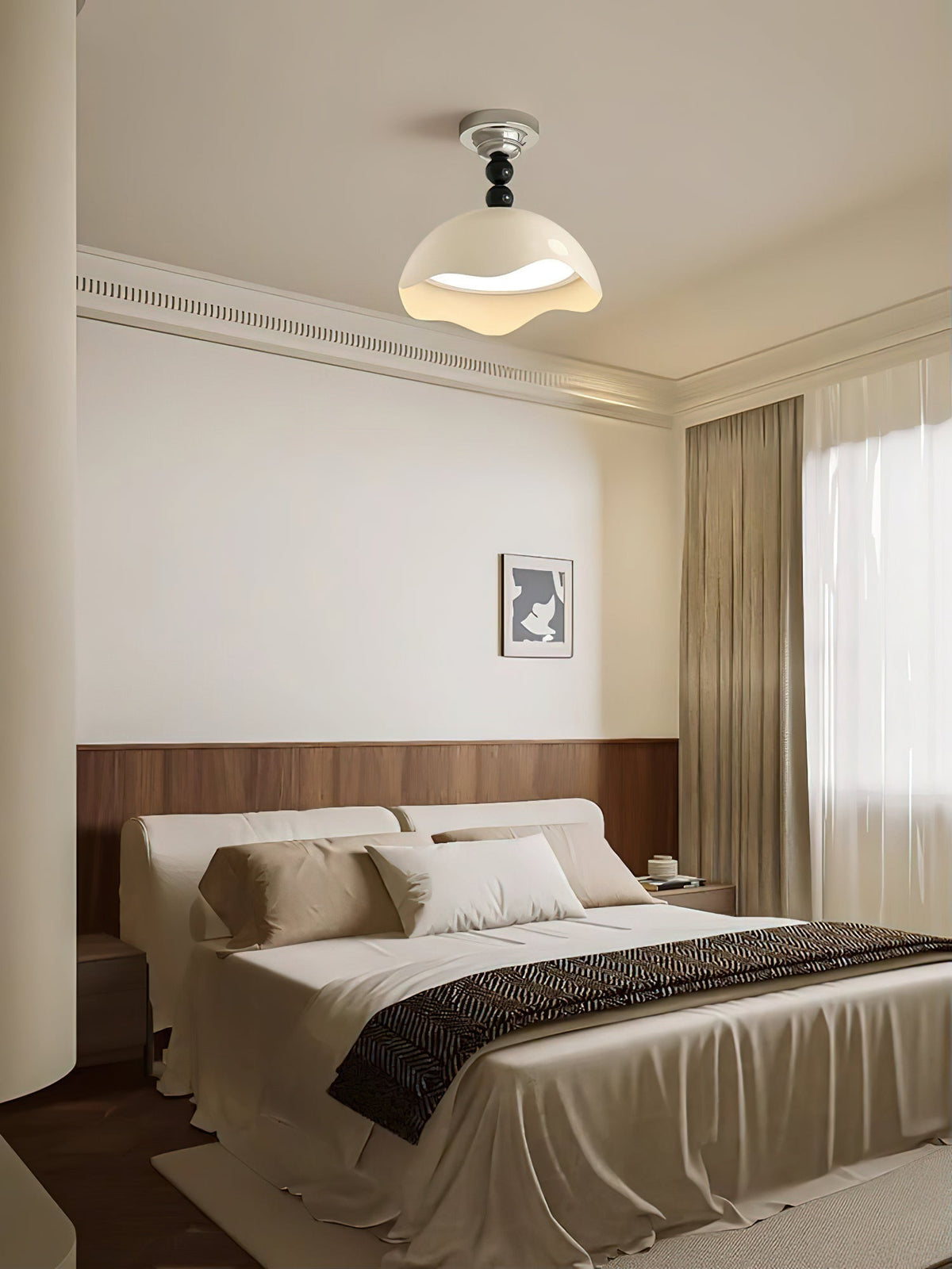 Riveella Nordic Art Wave Crest Ceiling Lamp