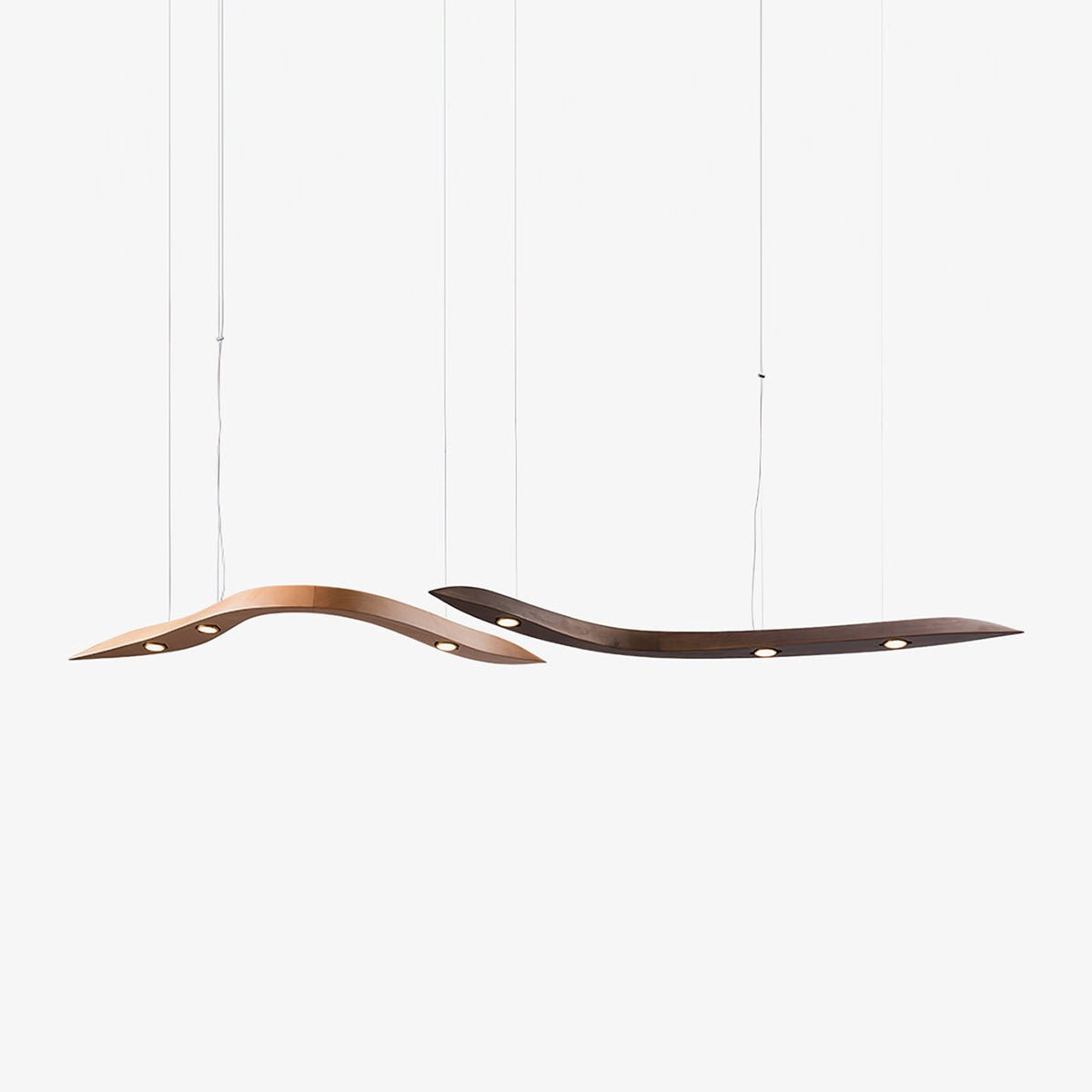 Queral Flow Minimalist Wood Pendant Lamp