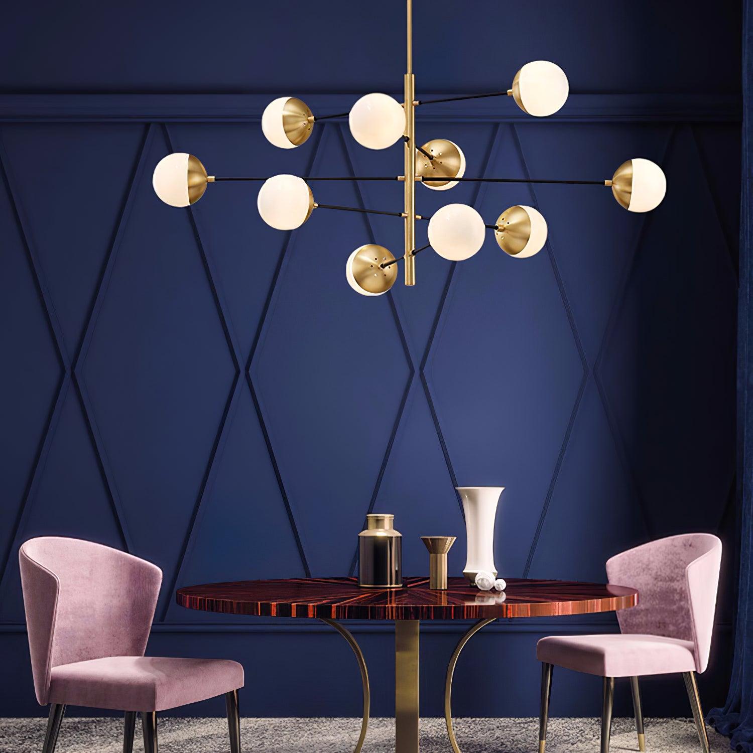 Celaora Chandelier Waverly Glass Elegant