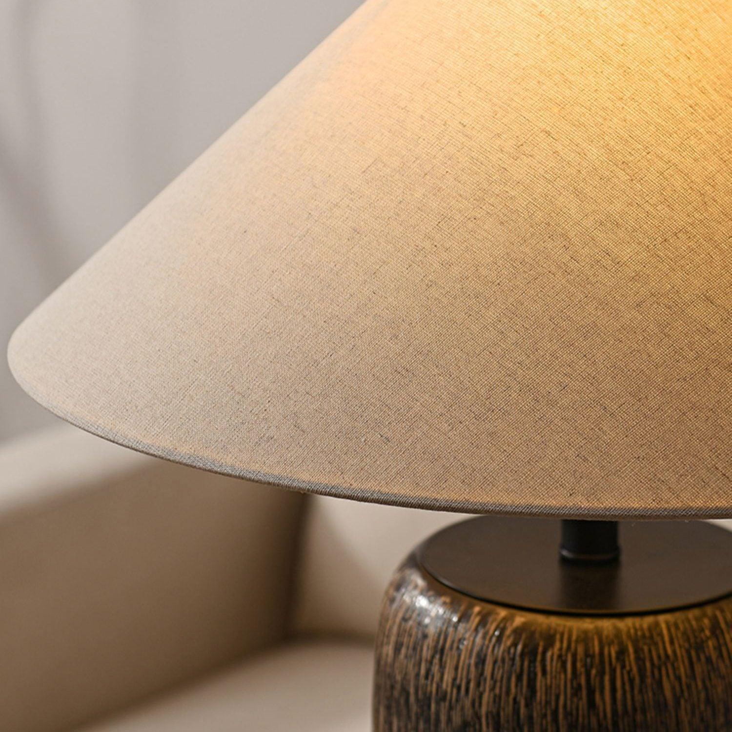 Hael Weathered Wood Grain Floor Lamp