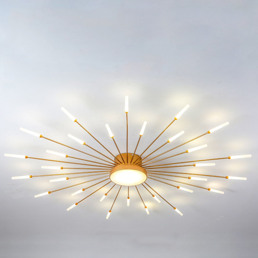 Arisha Modern Home Decoration Fireworks LED Ceiling Light - Neutral Decor